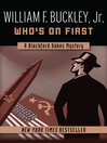 Cover image for Who's on First